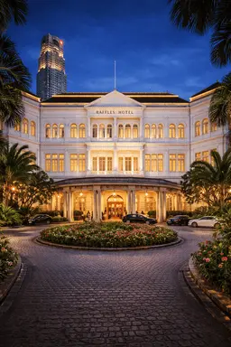 Classic cocktails at Raffles Hotel Singapore Long Bar